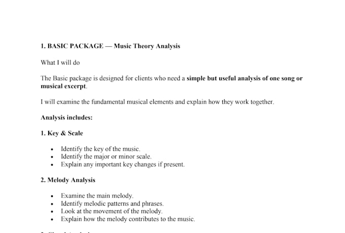 do professional music theory and music analysis